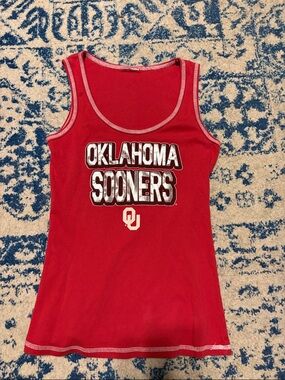 Vintage Oklahoma Sooners Red Tank Top